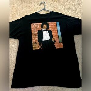 OFF THE WALL MJ MICHAEL JACKSON MENS T SHIRT SZ XL